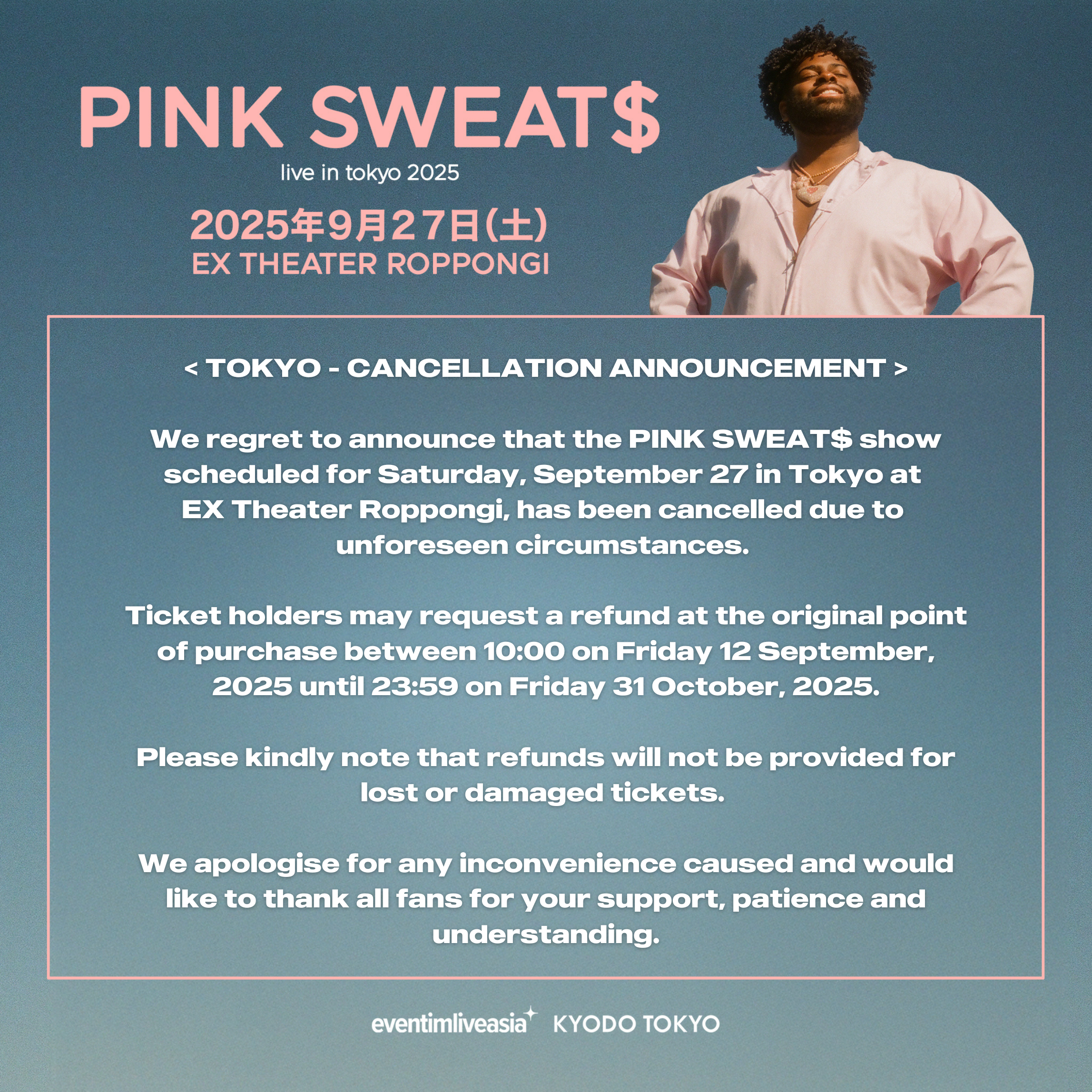 PINK SWEAT$ LIVE IN TOKYO 2025